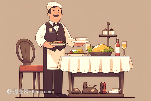 餐廳侍者